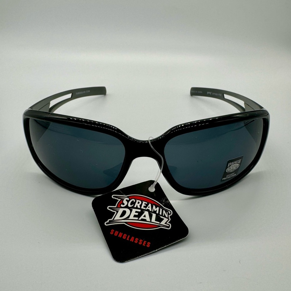 Pugs Screamin' Deal Black Sunglasses